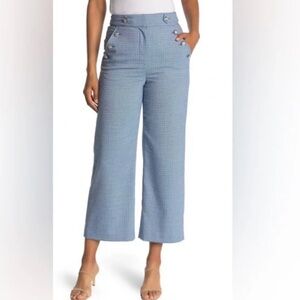 Veronica Beard Blue Cropped Pants